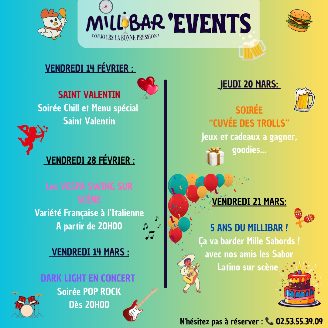 Évènements à venir