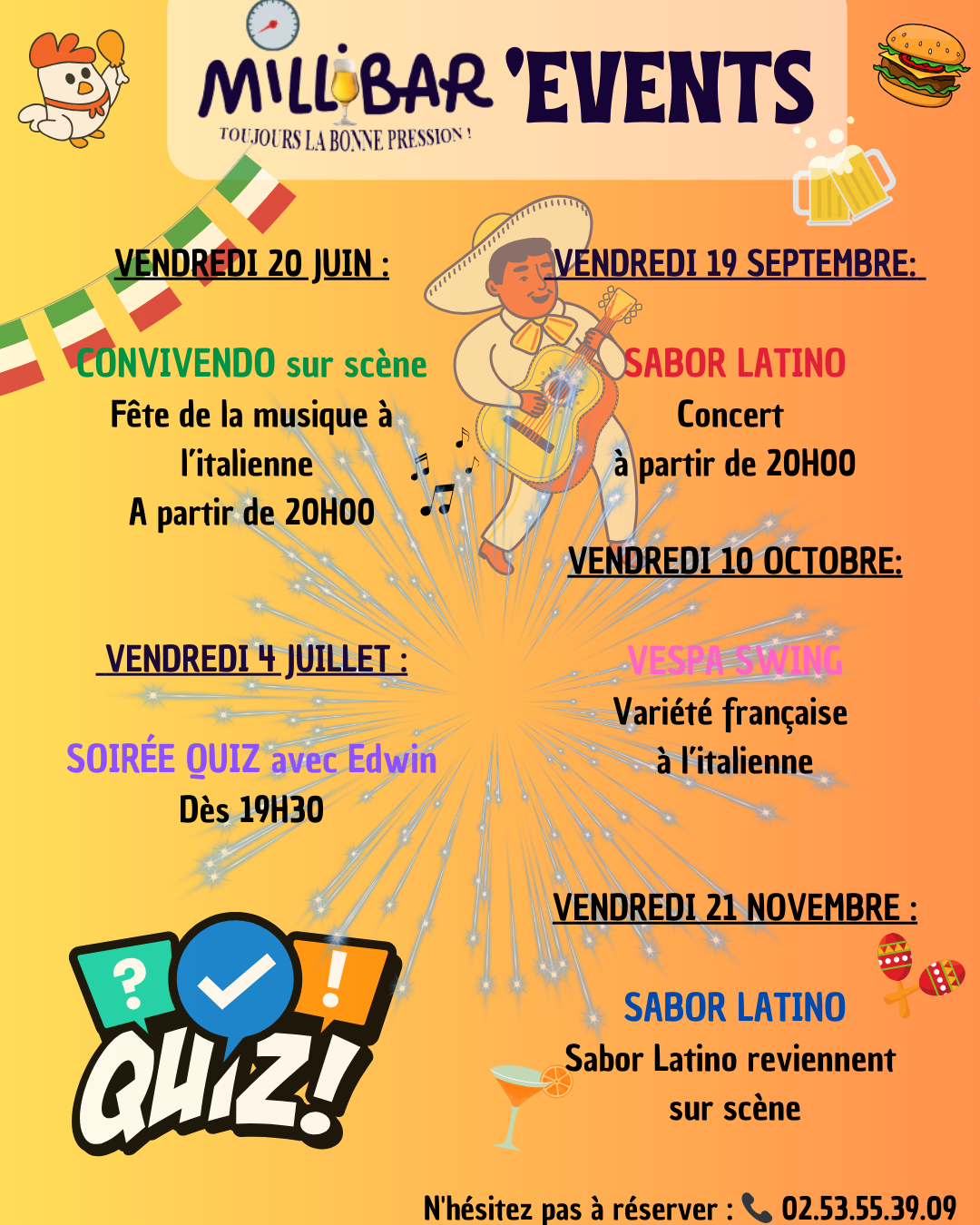 Évènements à venir
