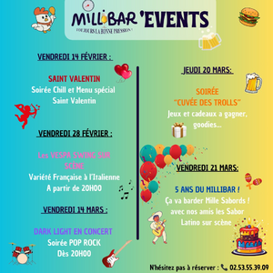 Évènements à venir