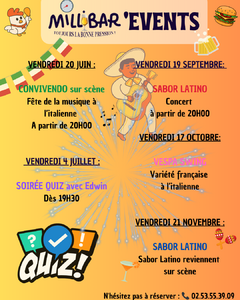 Évènements à venir